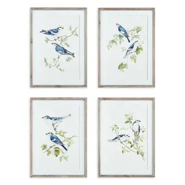 Napa BLUE BIRDS PRINT (1)  9.5x1x27.5)  N3NH35