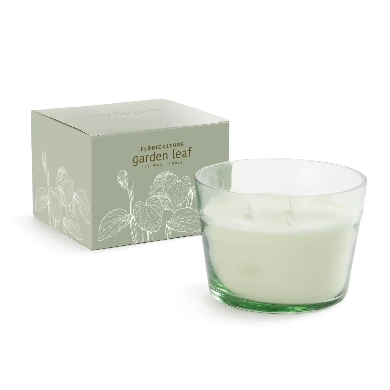 Napa FLORICULTURE SOY WAX CANDLE GARDEN LEAF  N2FT406 loading=