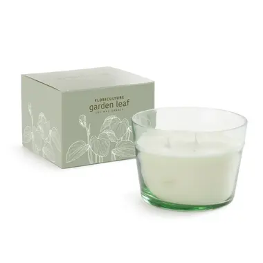 Napa FLORICULTURE SOY WAX CANDLE GARDEN LEAF  N2FT406