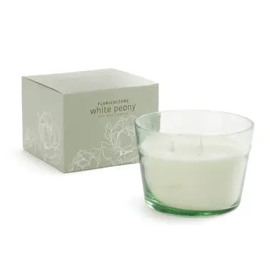 Napa FLORICULTURE SOY WAX CANDLE, WHITE PEONY  FT405