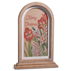 RAZ Imports Inc. 18" Festive Christmas Floral Framed Print  4521365
