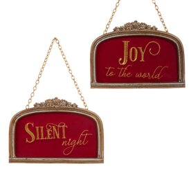 RAZ Imports Inc. 7" Velvet Arch Ornament  4521371