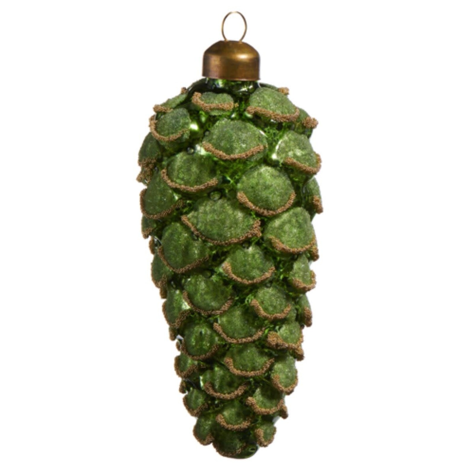 RAZ Imports Inc. 5" Green Pinecone Ornament  4523142 loading=