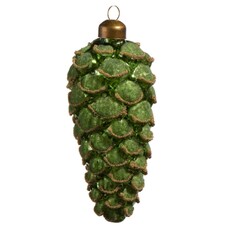 RAZ Imports Inc. 5" Green Pinecone Ornament  4523142