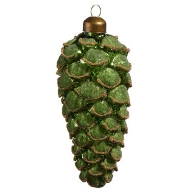 RAZ Imports Inc. 5" Green Pinecone Ornament  4523142
