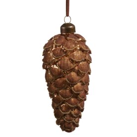 RAZ Imports Inc. 5" Brown Pinecone Ornament  4523143