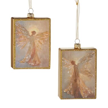 RAZ Imports Inc. 5" Celestial Radiance Rectangle Ornament  4524792