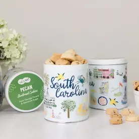 WataNUT South Carolina Cheddar Cocktail Cookie Tin   Cheddar