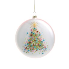 RAZ Imports Inc. 5" Confetti Tree Disc Ornament 4524995