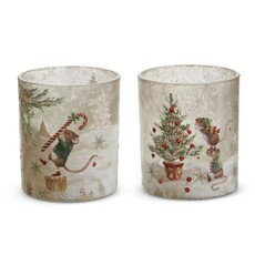 RAZ Imports Inc. 3.5" A Very Mouse Christmas Container 4525002