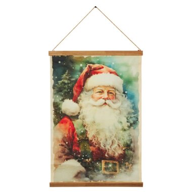 RAZ Imports Inc. 29.5" Santa Wishes Wall Hanging 4536646