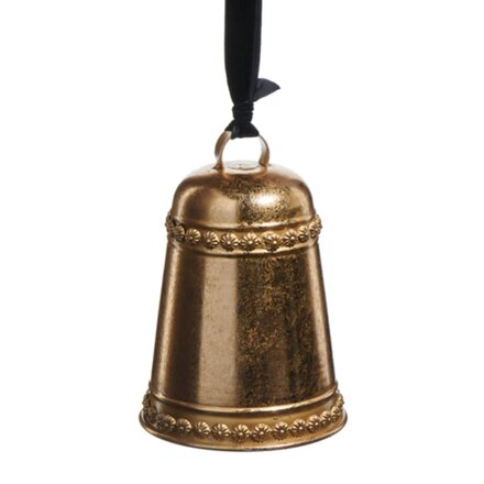 RAZ Imports Inc. 7" Gold Bell Ornament 4550802