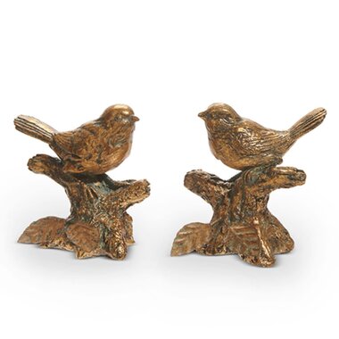 RAZ Imports Inc. 4" Antique Gold Bird on Branch X4511096