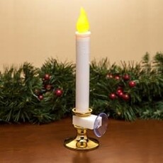 Gerson 2" x 9" Candolier w/ Gold Base, Suction Cup, Soft Glow  2282220