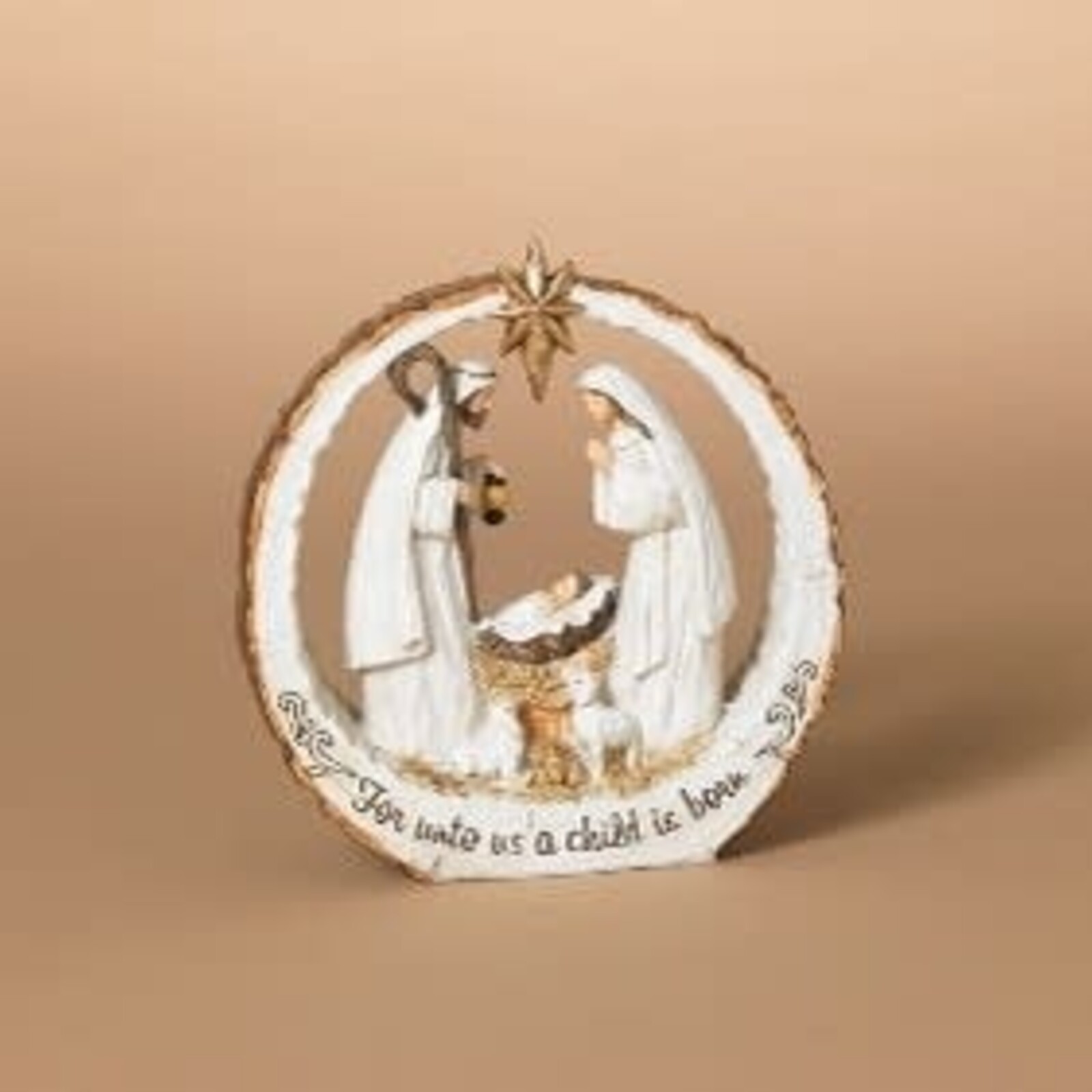 Gerson 6.89" Resin Nativity Scene 2739850 loading=