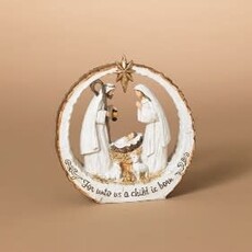 Gerson 6.89" Resin Nativity Scene 2739850