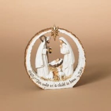 Gerson 6.89" Resin Nativity Scene 2739850