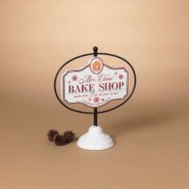 Gerson 12" Metal Embossed Holiday Tabletop Sign  2743350