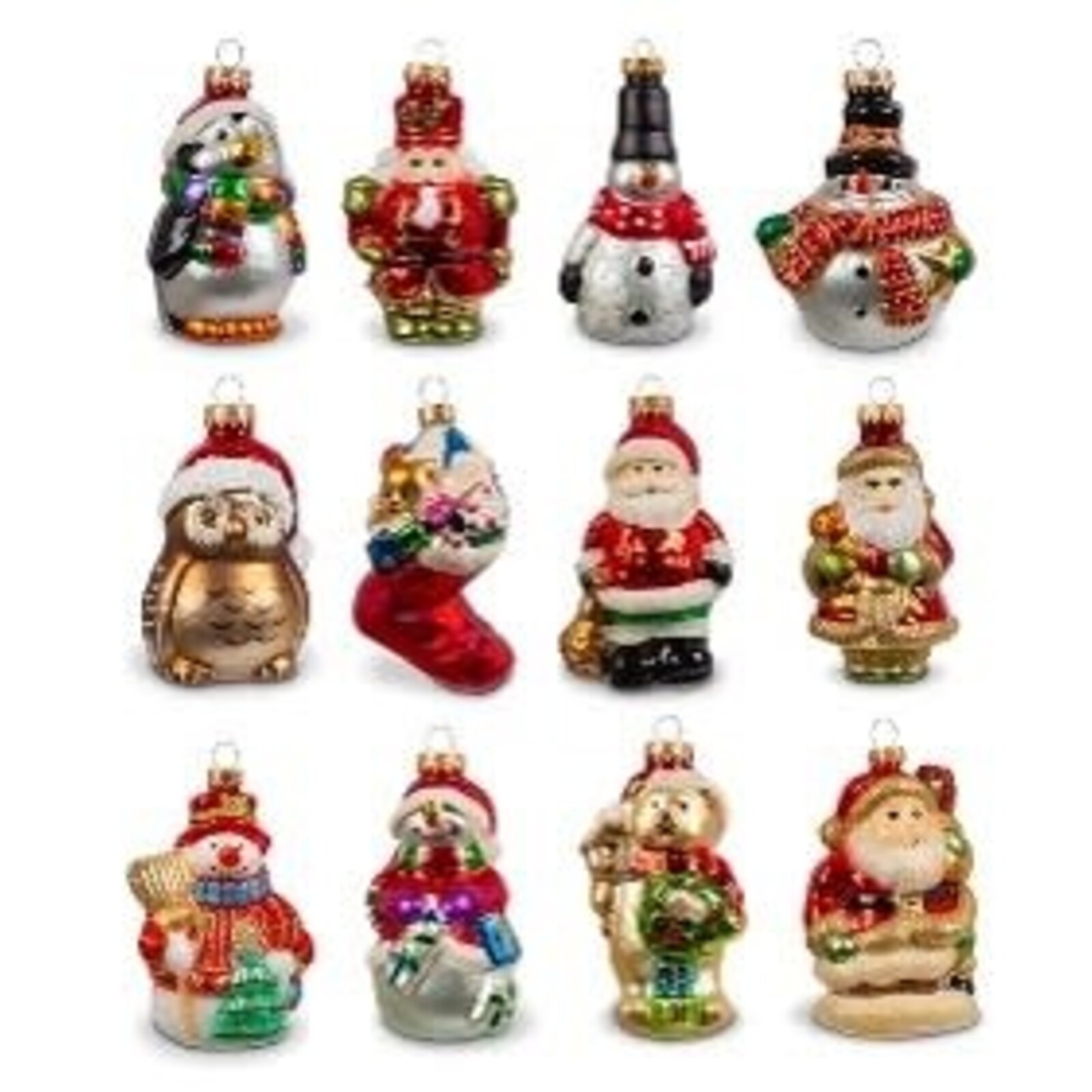 Gerson 3" Glass Design Ornament (1)  CBK50001A loading=