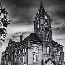 Oswaldo Tapia Dieso Newberry Scene Notecard (1)   (consignment)