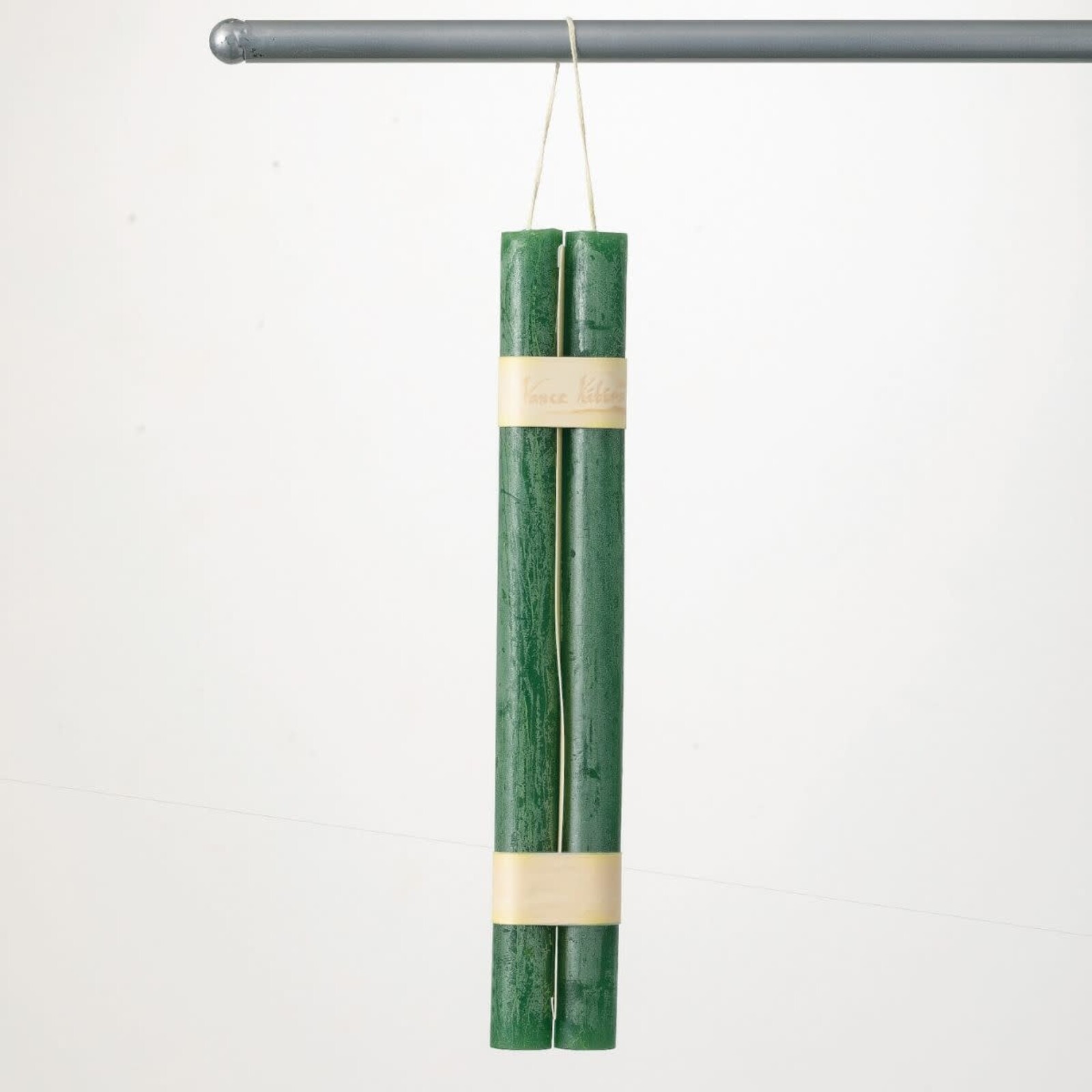 Sullivans Holly Green Timber Taper Hanging Candle, Burn time 15hrs  CT120HOL loading=