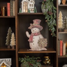 Ragon House 18" Snowman w/ Holly Metal Dummy Board H237619