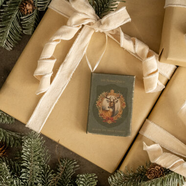 Ragon House 4" Deer of the Fields & Forest Journal Ornament L238752