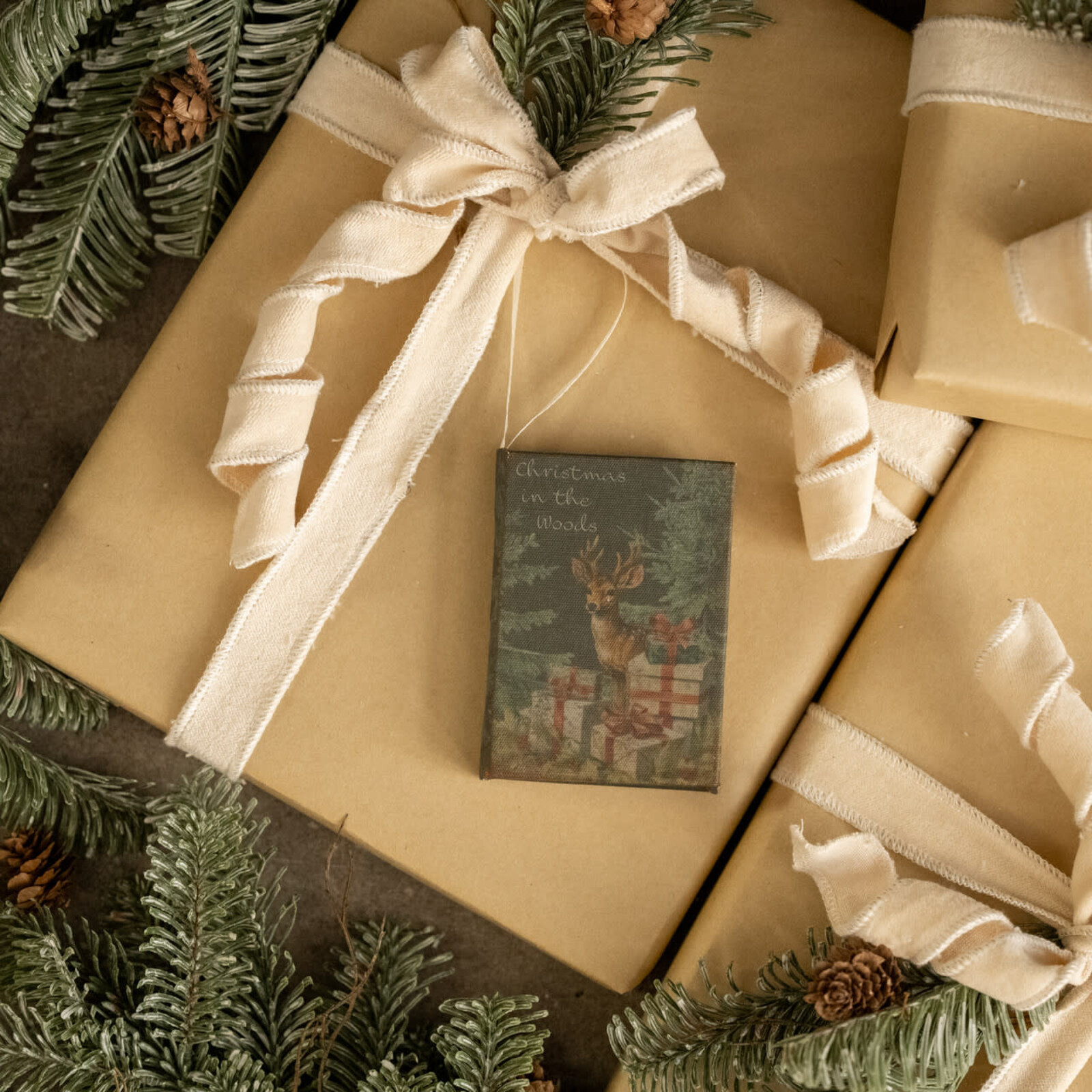 Ragon House 4" Christmas in the Woods Journal Ornament L238748 loading=