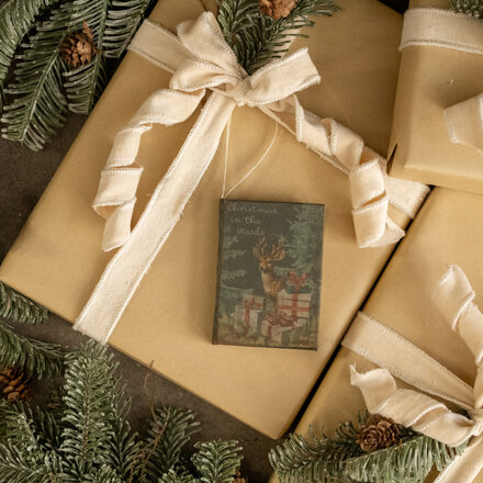 Ragon House 4" Christmas in the Woods Journal Ornament L238748