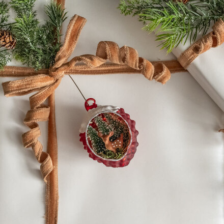 Ragon House Red Deer in the Forest Diorama Ornament WS231564