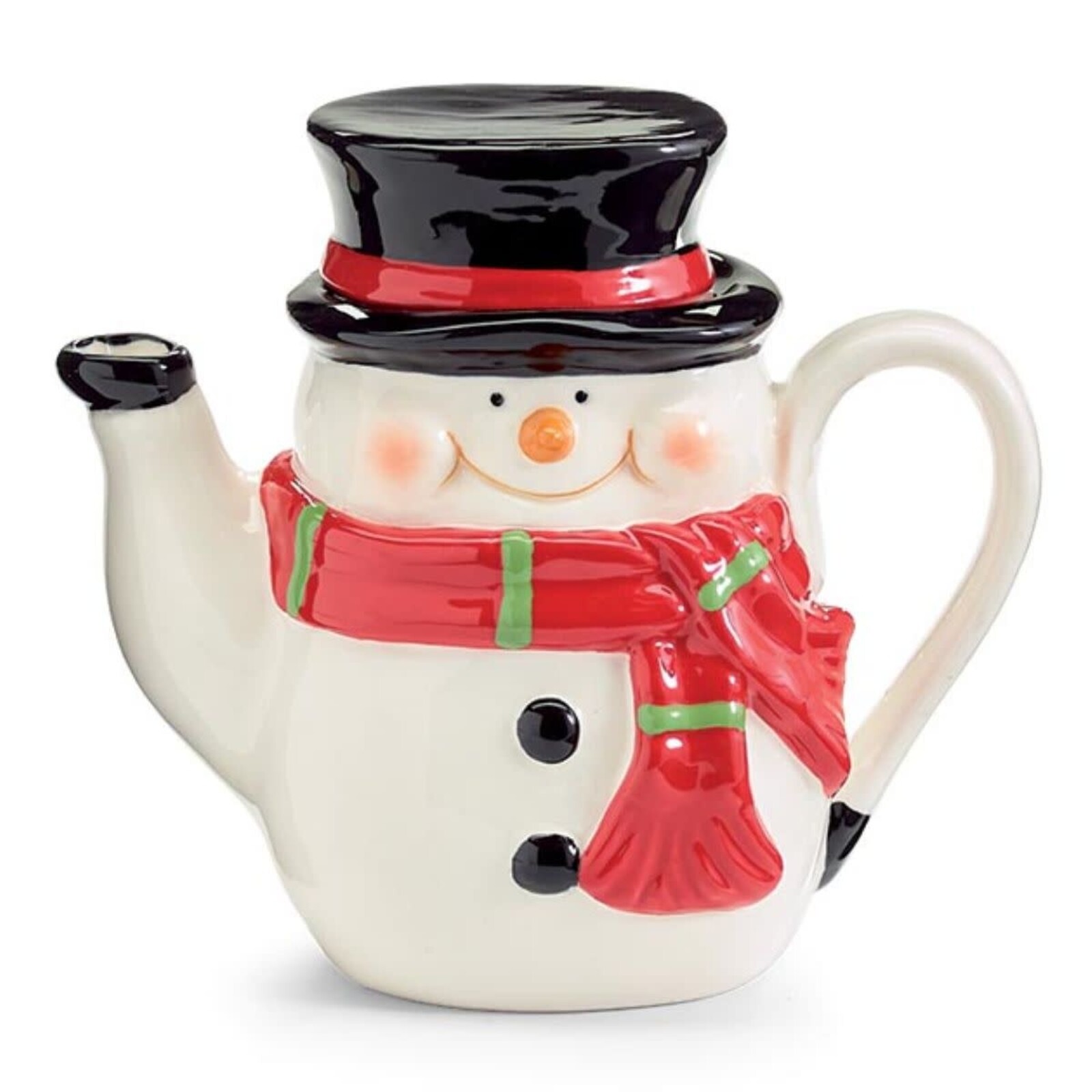 Burton + Burton Snowman  Shaped Miniature Teapot 9751056 loading=