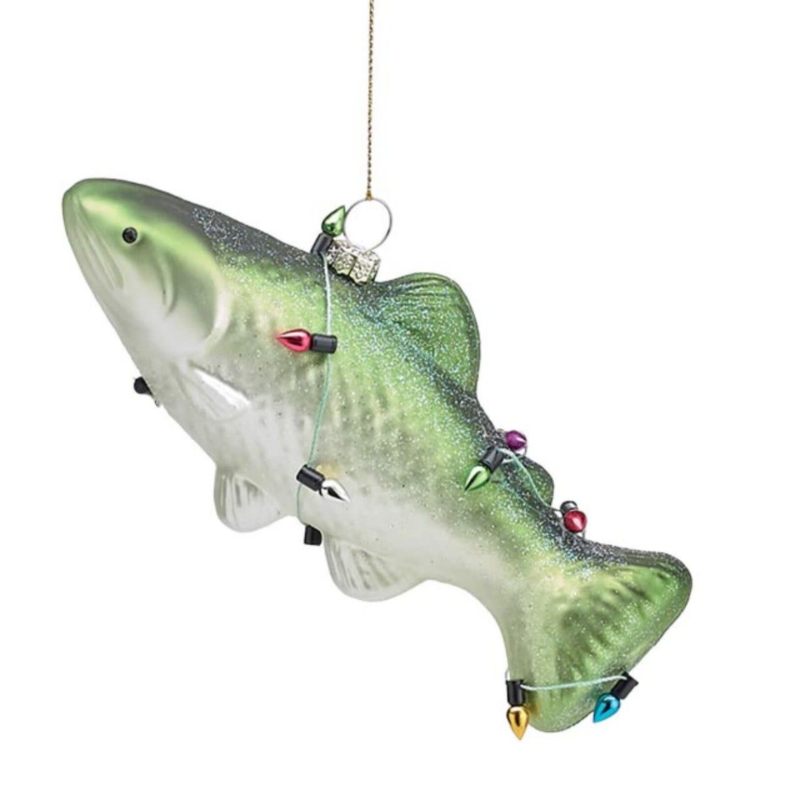 Burton + Burton 2.5" Christmas Fish Ornament 9750458 loading=