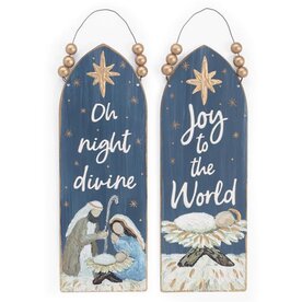 Burton + Burton 12" Religious Tin Wall Hanging (1) 3105198