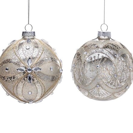 Burton + Burton Champagne Faux Mercury Glass Ornament (1) 9750466