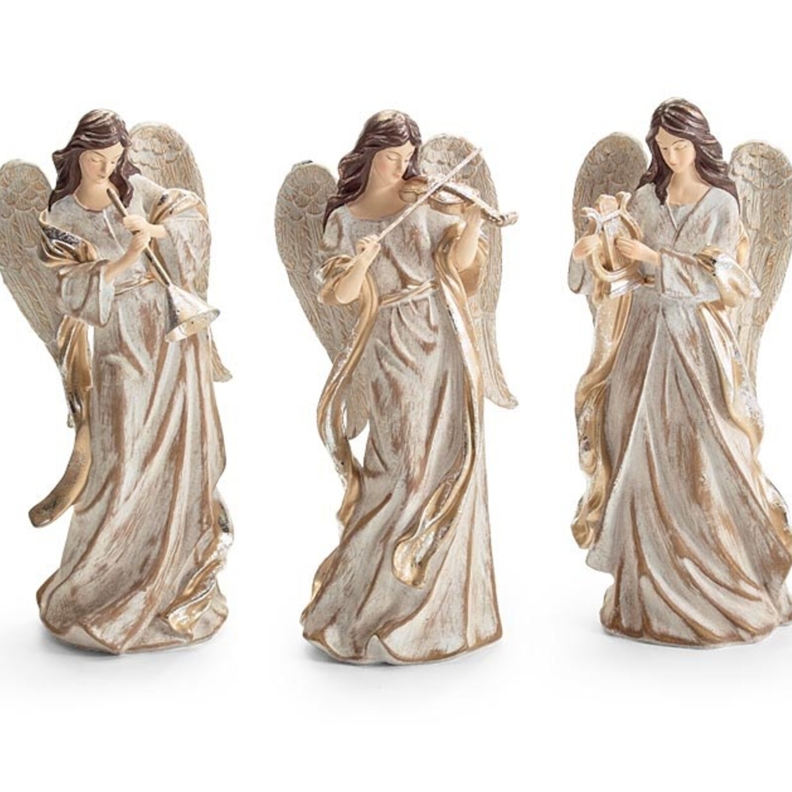 Burton + Burton 9" Resin Instrument Angel Figurine (1) 9750546 loading=