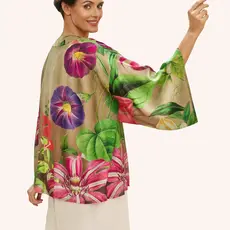 Powder Kimono Jacket-Oversized Botanicals  PKJ58