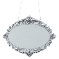 Burton + Burton Silver Oval Ornament with Message (1) 9745518
