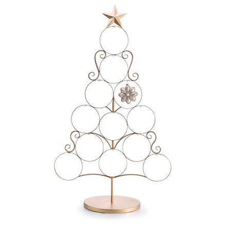 Burton + Burton 41" Gold Ornament Display Tree 9748679