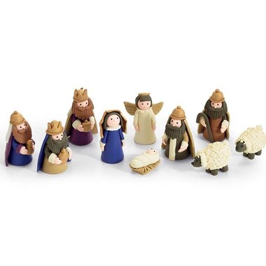 Burton + Burton Clay Dough 10-Piece Nativity 9751207