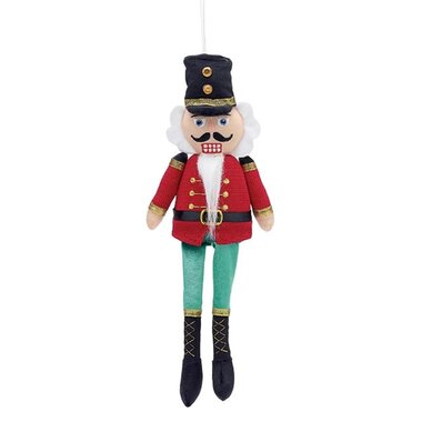 Burton + Burton 6.5" Plush Nutcracker Ornament 9750566
