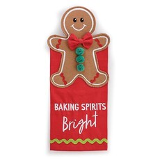 Burton + Burton "Baking Spirits Bright" Gingerbread Towel 3114310