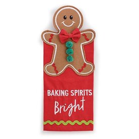 Burton + Burton "Baking Spirits Bright" Gingerbread Towel 3114310