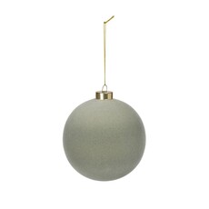 Park Hill 4.75" Sage Flocked Ornament  H-061-3-942-008