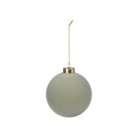 Park Hill 4" Sage Flocked Ornament  H-061-3-951-008