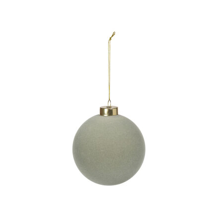 Park Hill 4" Sage Flocked Ornament  H-061-3-951-008