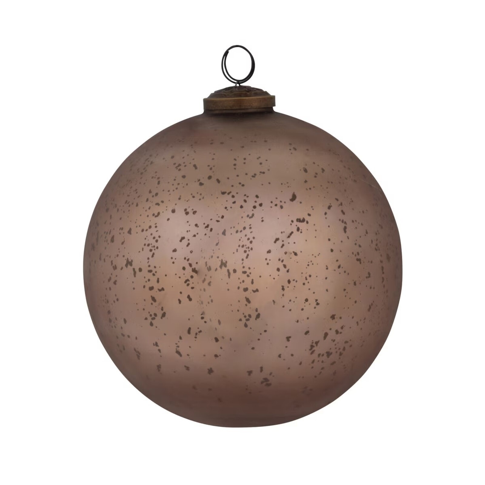 Park Hill 6" Matte Champagne Glass Ball Ornament  XAO40673 loading=