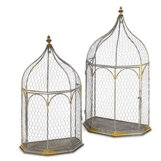 Gerson Wall Wire Bird Cage LARGE  23.82"   95562L