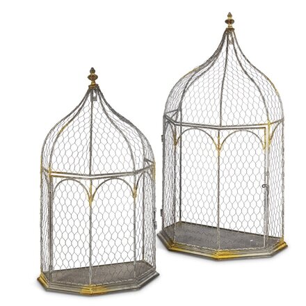Gerson Wall Wire Bird Cage LARGE  23.82"   95562L