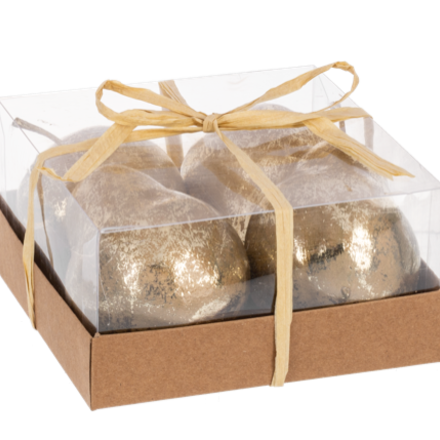 Ganz Gold Pear Figurine Boxed Set   MA199727