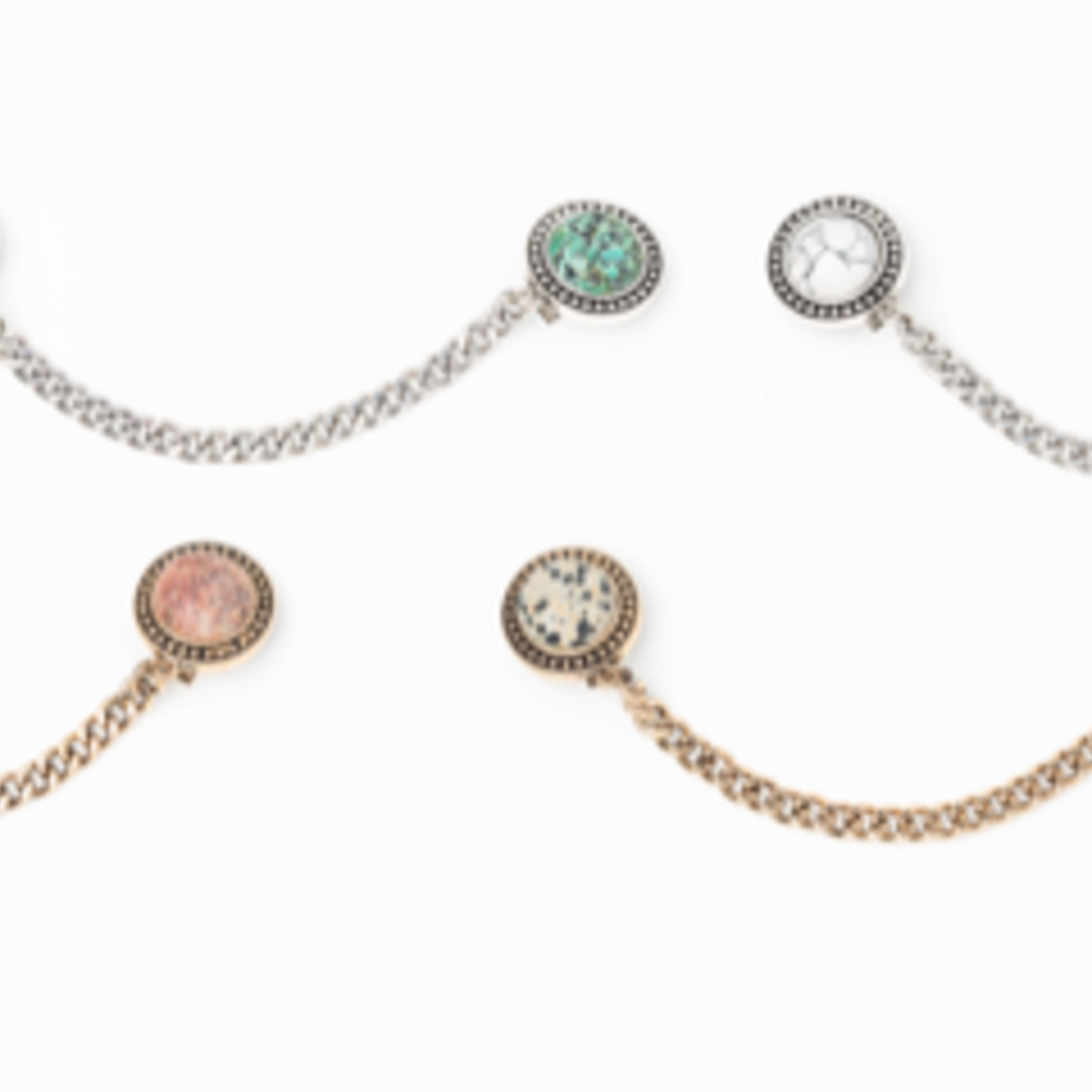 Simply Noelle Natural Stone Cardi Clip    FCLIP300 loading=